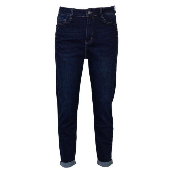 Køb BS Jeans - Dame shaping jeans - Mørkeblå - Str. 48 online billigt tilbud rabat tøj