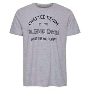 Køb Blend - Herre T-shirt - Grå - Str. L online billigt tilbud rabat tøj