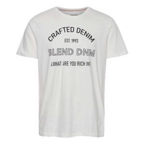Køb Blend - Herre T-shirt - Hvid - Str. XL online billigt tilbud rabat tøj