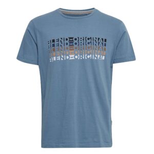 Køb Blend - Herre t-shirt - Blå - Str. L online billigt tilbud rabat tøj