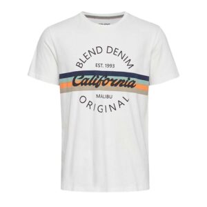 Køb Blend - Herre t-shirt - Hvid - Str. L online billigt tilbud rabat tøj