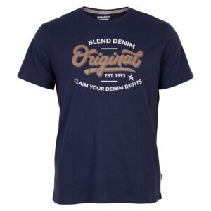 Køb Blend - Plus size herre t-shirt - Navy - Str. 2XL online billigt tilbud rabat tøj