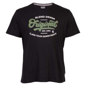Køb Blend - Plus size herre t-shirt - Sort - Str. 2XL online billigt tilbud rabat tøj