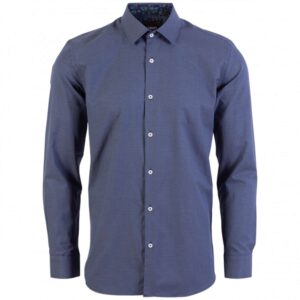 Køb Carnét - Best-11 herre skjorte slim fit - Mørkegrå - Str. M online billigt tilbud rabat tøj