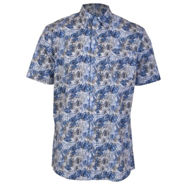 Køb Carnét - Haleiwa herre skjorte - Blå - Str. L online billigt tilbud rabat tøj