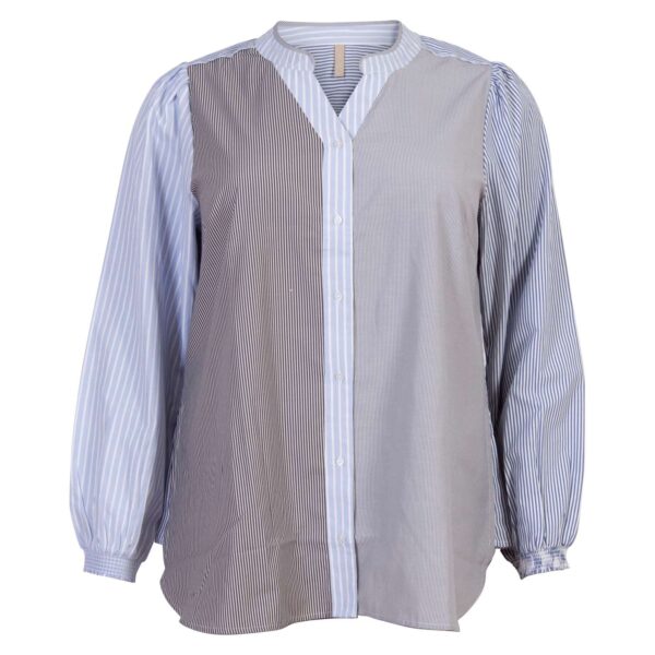 Køb Cassiopeia - Albertine plus size dame skjorte - Lyseblå - Str. 42/44 online billigt tilbud rabat tøj