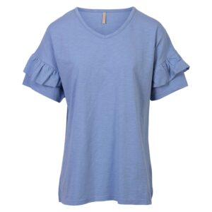 Køb Cassiopeia - Plus size dame T-shirt - Blå - Str. 46/48 online billigt tilbud rabat tøj