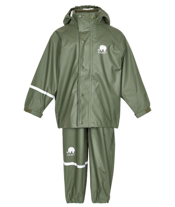 Køb CeLaVi - Basic børne regntøj - Army - Str. 70 online billigt tilbud rabat tøj