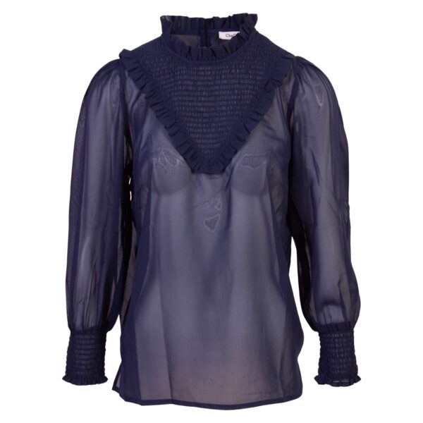 Køb ChaCha - Dame bluse - Navy - Str. L online billigt tilbud rabat tøj