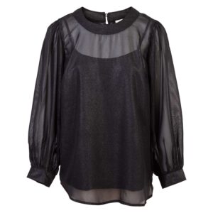 Køb ChaCha - Dame bluse - Sort - Str. M online billigt tilbud rabat tøj