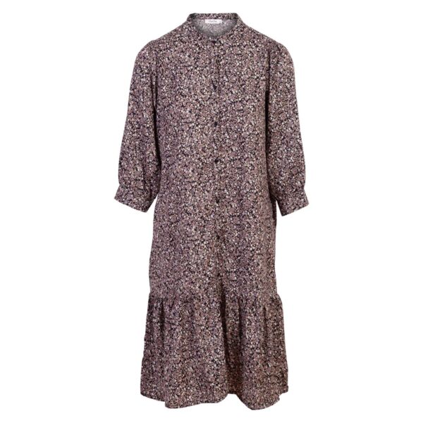 Køb ChaCha - Dame kjole m. blomsterprint - Rosa - Str. L online billigt tilbud rabat tøj