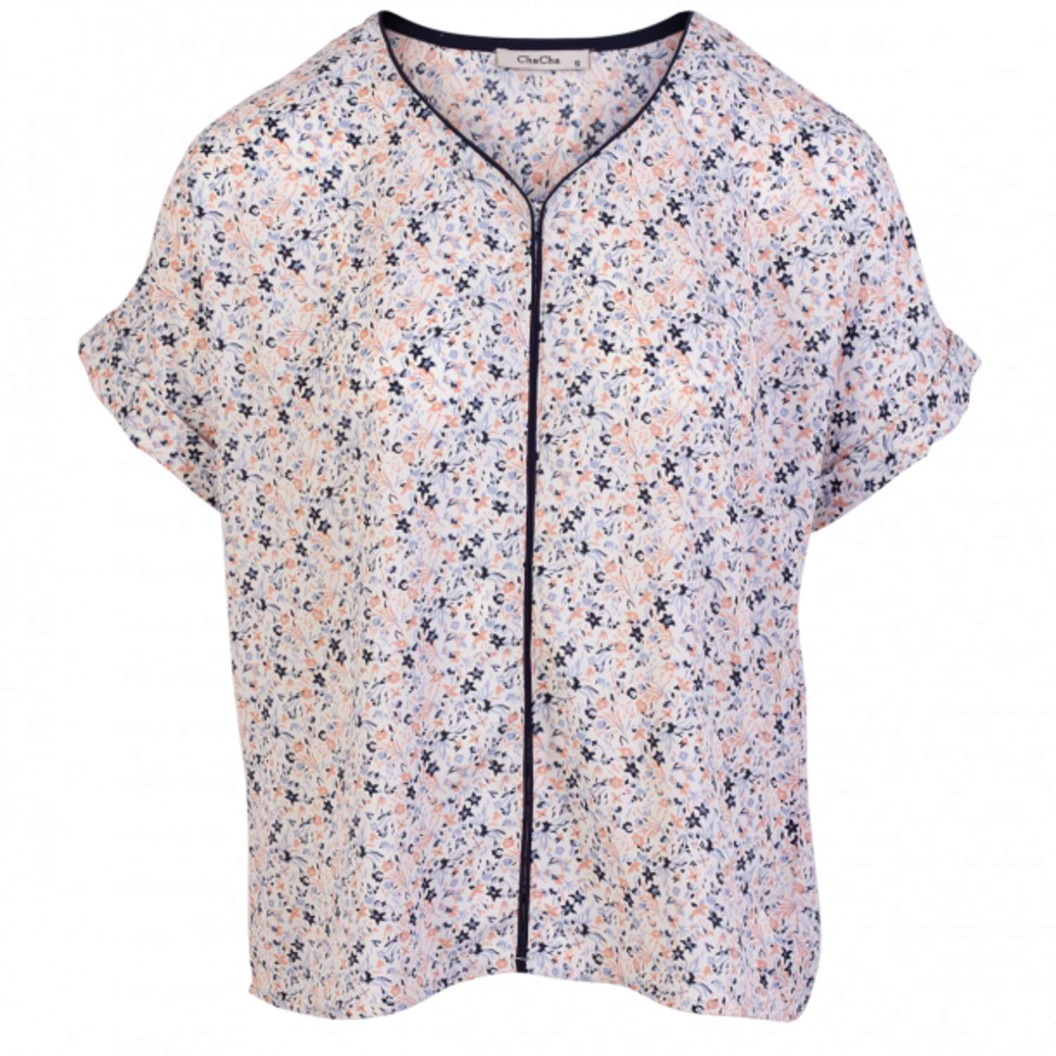 Køb ChaCha - Dame t-shirt - Multi - Str. S online billigt tilbud rabat tøj