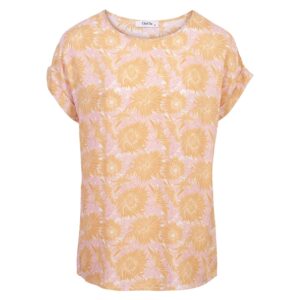 Køb ChaCha - Dara dame t-shirt - Gul - Str. 2XL online billigt tilbud rabat tøj