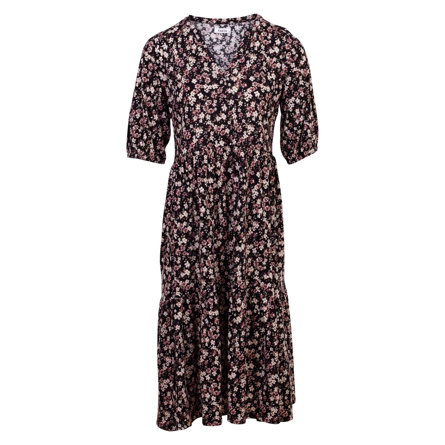 Køb ChaCha - Felicity dame kjole - Multi - Str. XL online billigt tilbud rabat tøj