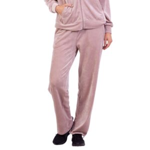Køb ChaCha - Velour bukser - Rosa - Str. L online billigt tilbud rabat tøj
