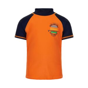 Køb Color Kids - Børne bade t-shirt UV 50+ beskyttelse - Orange - Str. 104 online billigt tilbud rabat tøj