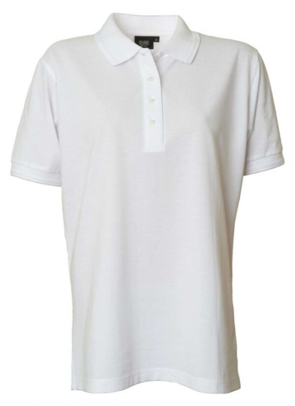 Køb Dame polo - Hvid - Str. XL online billigt tilbud rabat tøj