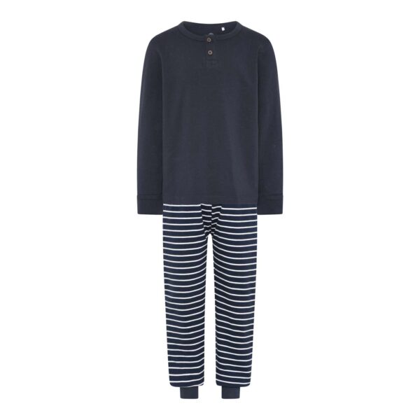 Køb En Fant - Nattøjssæt af øko. bomuld - Navy - Str. 98 online billigt tilbud rabat tøj