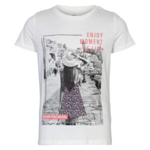 Køb Guppy - Fryda pige T-shirt - Hvid - Str. 122/128 online billigt tilbud rabat tøj