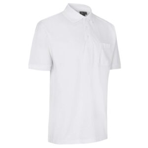 Køb Herre polo m. lomme - Hvid - Str. 5XL online billigt tilbud rabat tøj