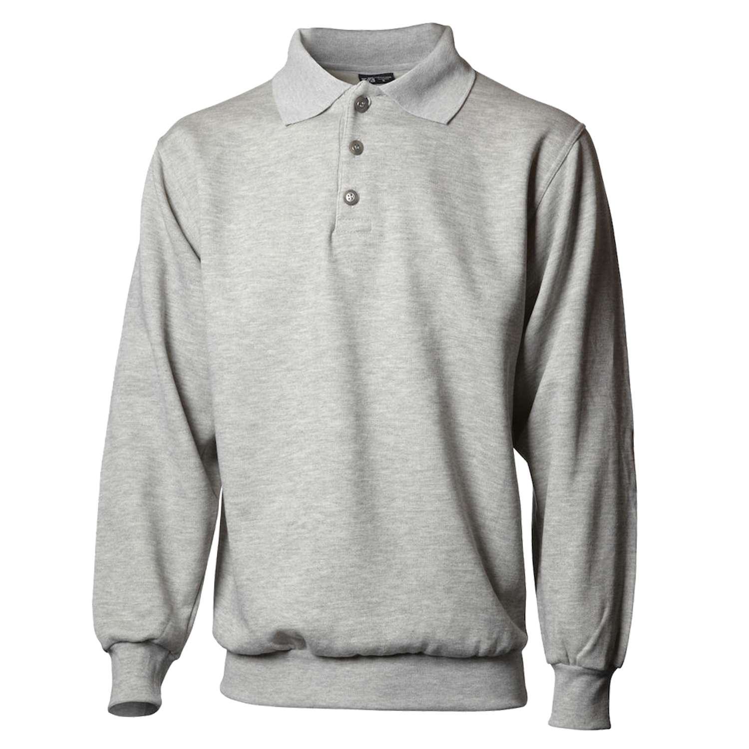 Køb Hurricane - Langærmet herre polo - Lysegrå - Str. 2XL online billigt tilbud rabat tøj