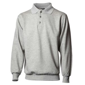 Køb Hurricane - Langærmet herre polo - Lysegrå - Str. S online billigt tilbud rabat tøj