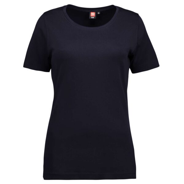 Køb ID - Dame T-shirt - Navy - Str. L online billigt tilbud rabat tøj