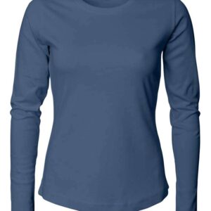 Køb ID - Dame langærmet T-shirt - Indigo - Str. 3XL online billigt tilbud rabat tøj