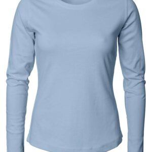 Køb ID - Dame langærmet T-shirt - Lyseblå - Str. 2XL online billigt tilbud rabat tøj