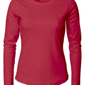 Køb ID - Dame langærmet T-shirt - Rød - Str. 2XL online billigt tilbud rabat tøj
