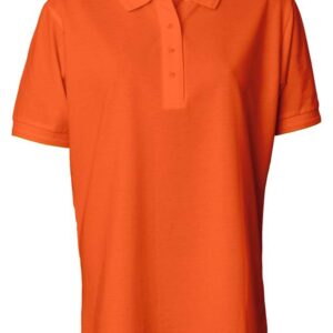 Køb ID - Dame polo - Orange - Str. XL online billigt tilbud rabat tøj