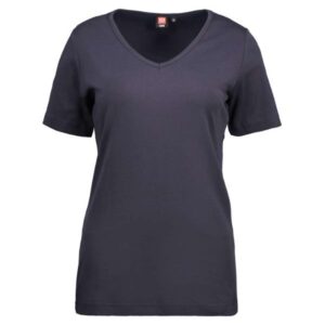 Køb ID - Dame t-shirt - Navy - Str. 2XL online billigt tilbud rabat tøj
