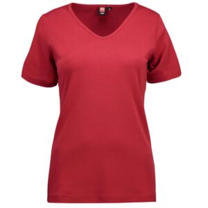 Køb ID - Dame t-shirt - Rød - Str. 2XL online billigt tilbud rabat tøj