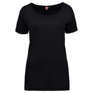 Køb ID - Dame t-shirt - Sort - Str. 2XL online billigt tilbud rabat tøj