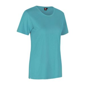 Køb ID - Dame t-shirt - Turkis - Str. L online billigt tilbud rabat tøj