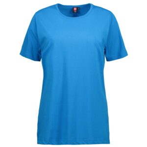 Køb ID - Dame t-shirt - Turkis - Str. S online billigt tilbud rabat tøj