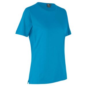Køb ID - Dame t-shirt - Turkis - Str. XL online billigt tilbud rabat tøj