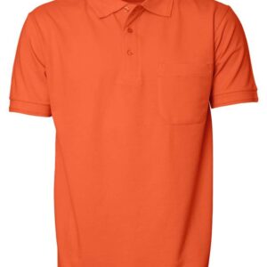 Køb ID - Herre polo - Orange - Str. 3XL online billigt tilbud rabat tøj