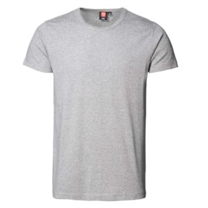 Køb ID - Herre t-shirt - Grå meleret - Str. L online billigt tilbud rabat tøj