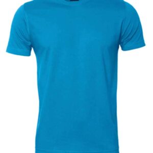 Køb ID - Herre t-shirt - slim fit - Turkis - Str. S online billigt tilbud rabat tøj