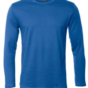 Køb ID - Langærmet herre t-shirt - Azurblå - Str. L online billigt tilbud rabat tøj
