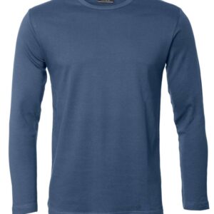 Køb ID - Langærmet herre t-shirt - Indigo - Str. 3XL online billigt tilbud rabat tøj