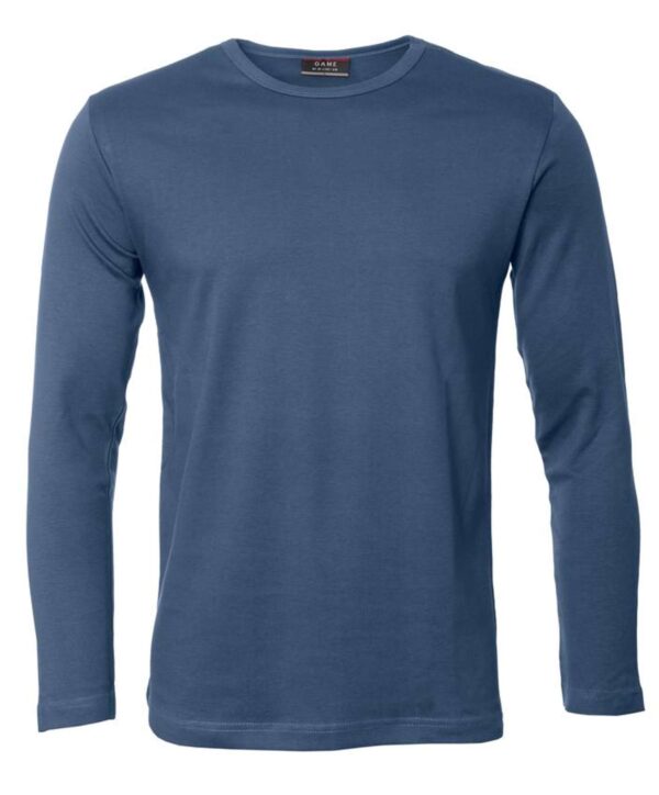 Køb ID - Langærmet herre t-shirt - Indigo - Str. XL online billigt tilbud rabat tøj