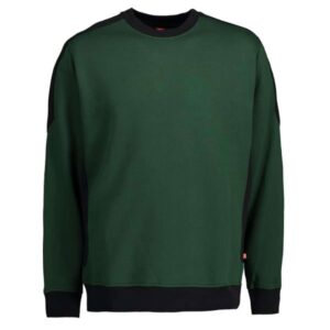 Køb ID - Pro Wear herre sweatshirt - Flaskegrøn - Str. 5XL online billigt tilbud rabat tøj