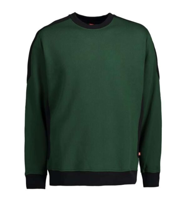 Køb ID - Pro Wear herre sweatshirt - Flaskegrøn - Str. 6XL online billigt tilbud rabat tøj
