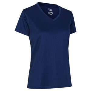 Køb ID - T-shirt m. V-hals - Kongeblå - Str. XL online billigt tilbud rabat tøj