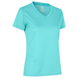 Køb ID - T-shirt m. V-hals - Mint - Str. 3XL online billigt tilbud rabat tøj