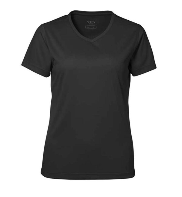 Køb ID - T-shirt m. V-hals - Sort - Str. XL online billigt tilbud rabat tøj