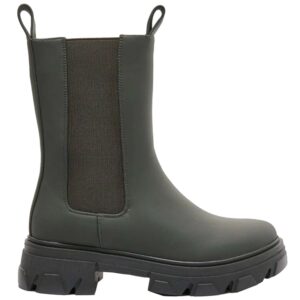 Køb Ideal Shoes - Chunky damestøvler - Army - Str. 37 online billigt tilbud rabat tøj