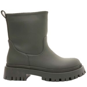 Køb Ideal Shoes - Chunky damestøvler - Army - Str. 39 online billigt tilbud rabat tøj
